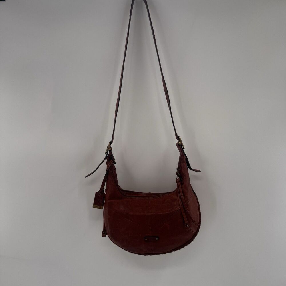 FRYE Purse Hobo Crossbody Slouch Belle Leather Bag Western Rockabilly Boho